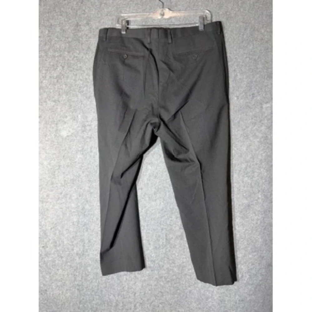 Banana Republic Mens 36x28 Slim Fit Marzotto Italian Wool Dress Pants Gray Solid